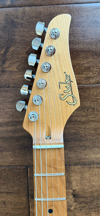 Suhr Standard Plus Trans Blue Denim Slate Roasted Maple Neck SSCII 90946