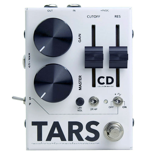 Collision Devices TARS Fuzz Analog Filter Pedal Black Knob Version
