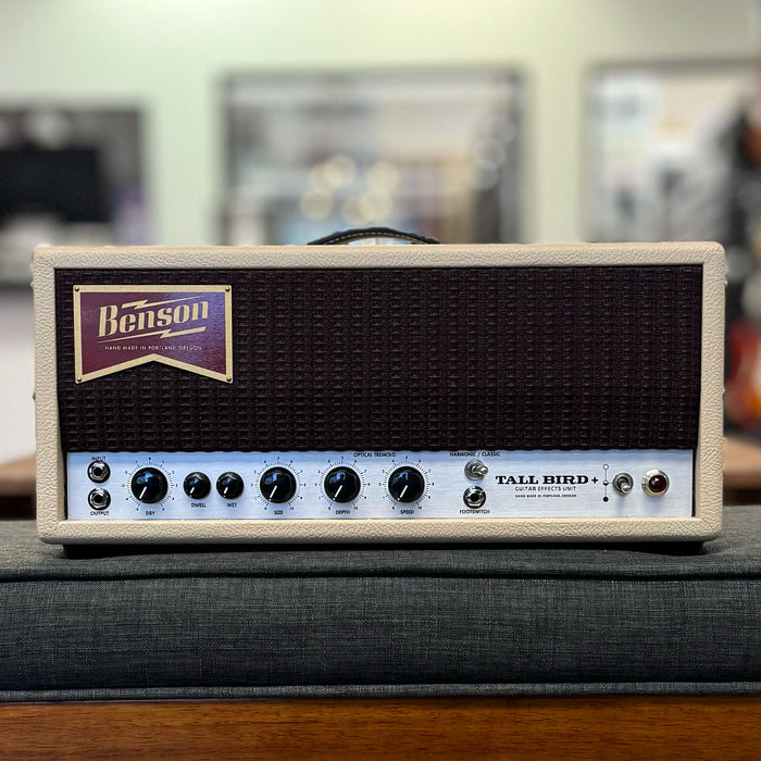 Benson Amps Tall Bird Plus Tube Driven Spring Reverb & Optical Tremolo Blonde
