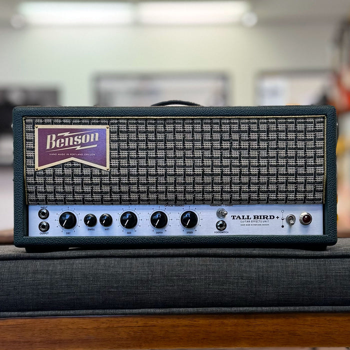 Benson Amps Tall Bird Plus Tube Driven Spring Reverb & Optical Tremolo Green
