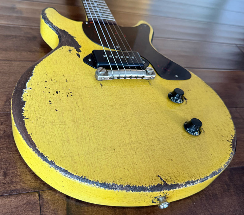 Rock N Roll Relics Thunders DC Electric Guitar Aged TV Yellow 251929