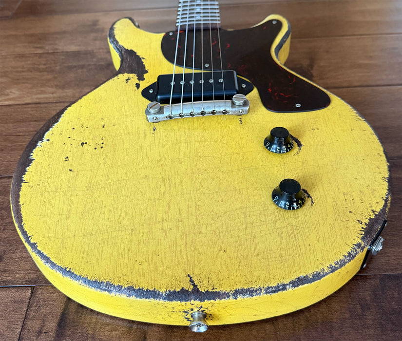 Rock N Roll Relics Thunders DC Electric Guitar Aged TV Yellow 251929