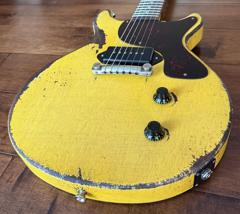 Rock N Roll Relics Thunders DC Electric Guitar Aged TV Yellow 251929