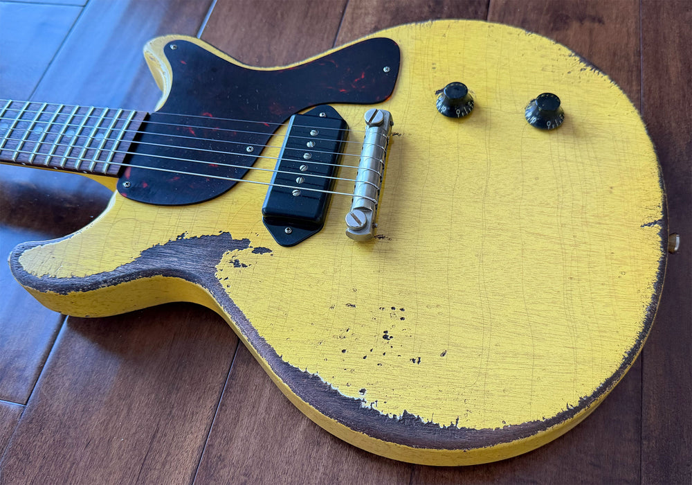 Rock N Roll Relics Thunders DC Electric Guitar Aged TV Yellow 251929