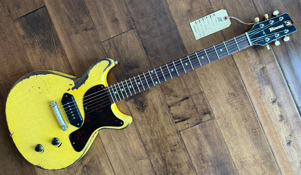 Rock N Roll Relics Thunders DC Electric Guitar Aged TV Yellow 251929