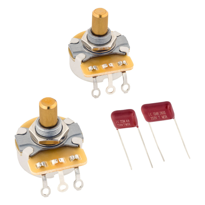 Fender Telecaster Solid Shaft Potentiometer & Capacitor Kit 0990831002