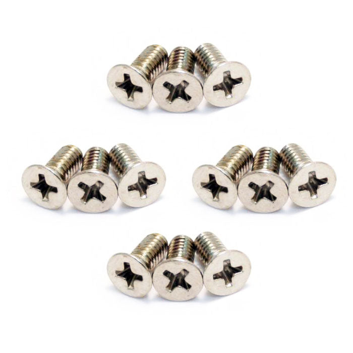 Fender Tremolo Block Mounting Screws Chrome (12) 0019656049