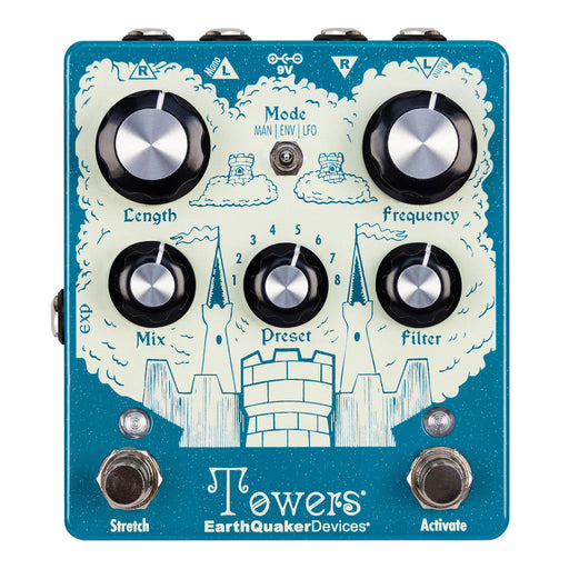 Earthquaker Devices Towers Soundscape Generator Stereo Reverberant Filter