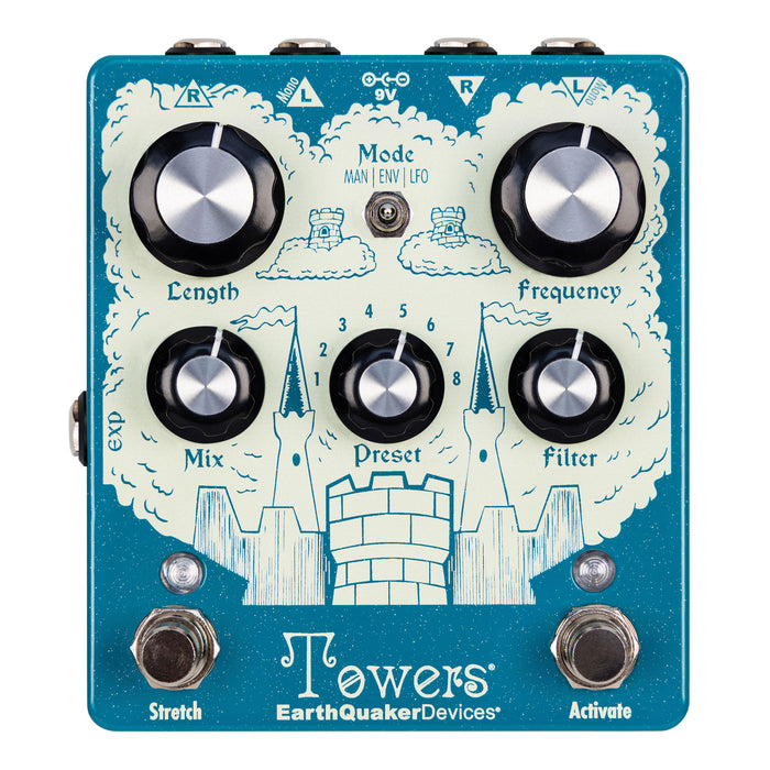 Earthquaker Devices Towers Soundscape Generator Stereo Reverberant Filter