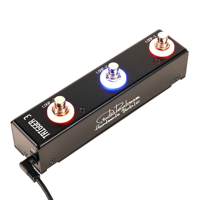 switcher looper pedal Studio Daydream Triggers V4.0 LED 3-Loop Switcher — Vision Guitar