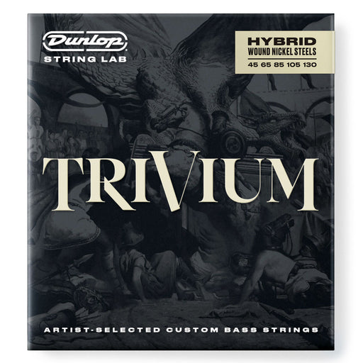 Dunlop Trivium Hybrid Wound Nickel Bass Strings 45-130 TVMSB45130