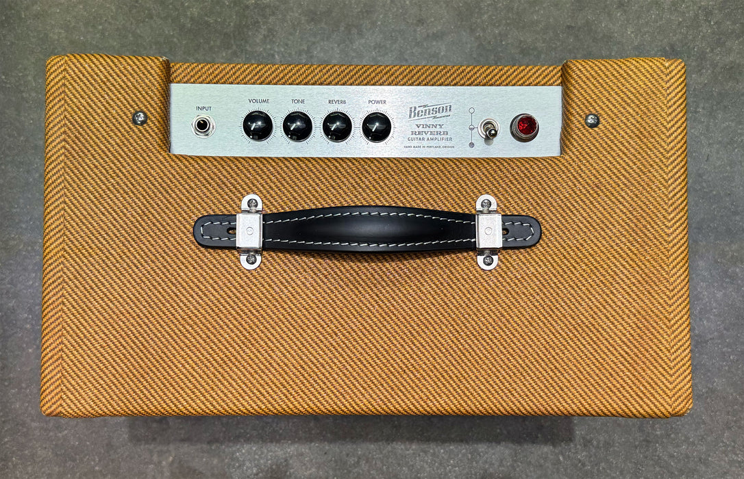 Benson Amps 5w Vinny Reverb Combo Power Scaling Aged Tweed/Oxblood