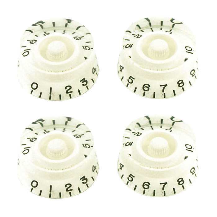 WD Quality Gibson Les Paul USA Spec Speed Knob Set of 4 White SPKSW