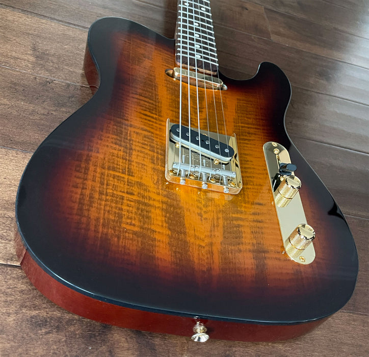 Xotic California Classic XTC-1 Electric Guitar Tiger Eye Burst 2664