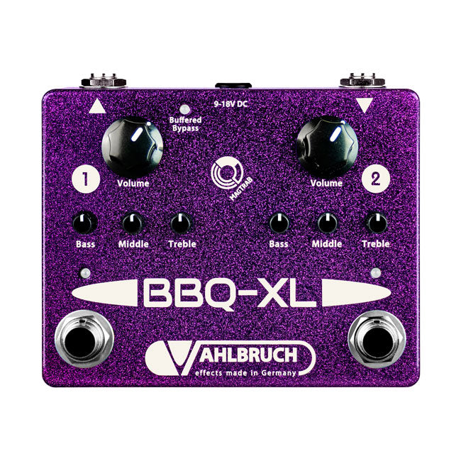 guitar pedal equalizer Vahlbruch BBQ-XL Dual Buffer Booster Equalizer