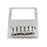 Gotoh Humbucker 6-Saddle Tele Bridge For Telecaster Chrome TB-0031-010