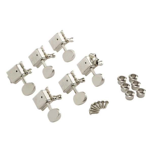 Fender Vintage-Style Strat Tele Tuners Nickel | Vision Guitar
