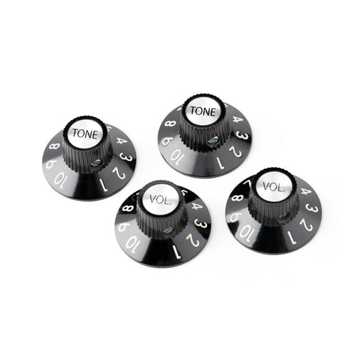 Fender 72 Telecaster Custom Knobs (4) Black 0054521049