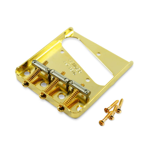 Fender 3-Saddle American Vintage Telecaster Bridge Assembly Gold 0990806200