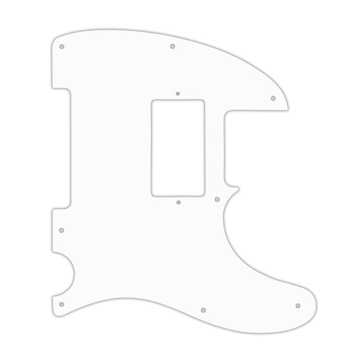 WD Tele Humbucker 8-Screw 1-Ply White Pickguard TEH-102