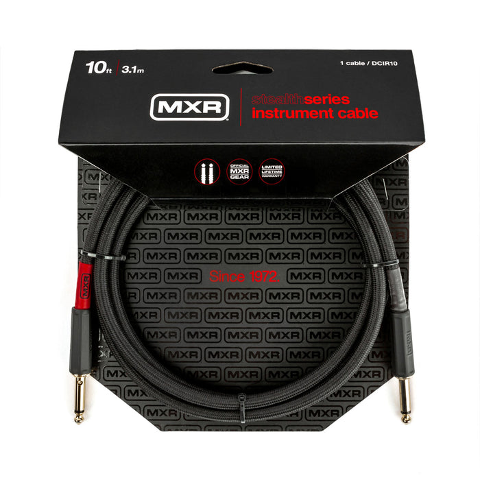 MXR 10 Foot Stealth Series Instrument Cable DCIR10