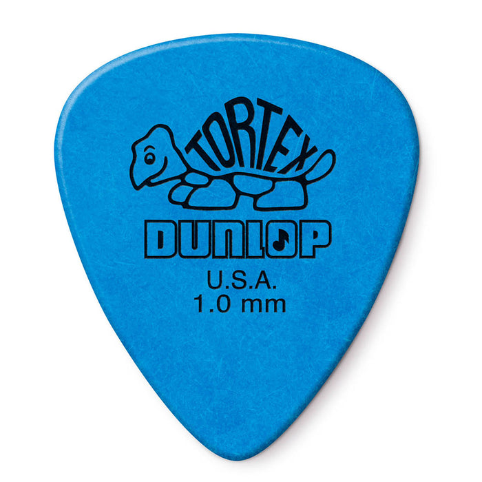 Dunlop 418 Tortex Standard Guitar Picks Blue 1.0mm 36-Pack 418B1.0