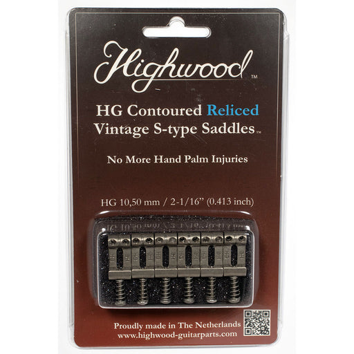 Highwood HG-10.50 mm / 0.413 inch (52mm 2 1/16") Vintage Saddles Aged Nickel
