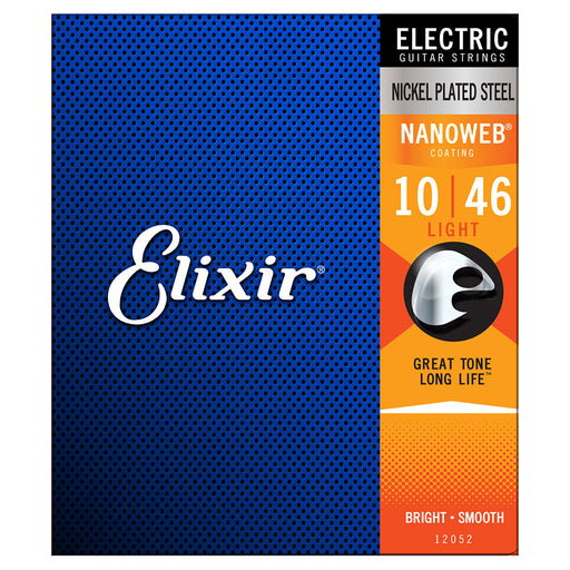 Elixir Light 10-46 Electric Nickel Plated Strings Nanoweb 12052