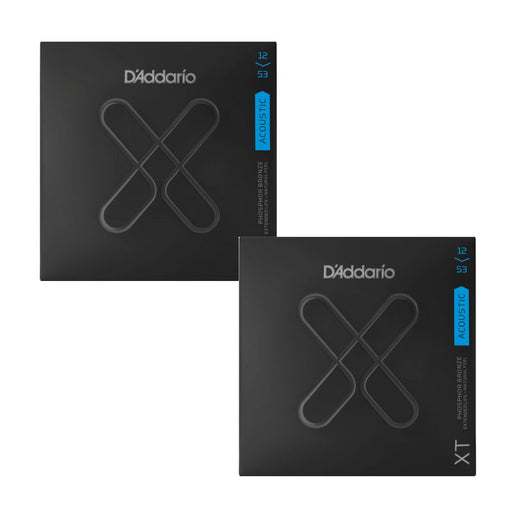2-Pack! D'Addario XT Acoustic Phosphor Bronze Light 12-53 XTAPB1253