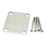 Fender Plain Neck Plate Chrome w/Screws 0991447100