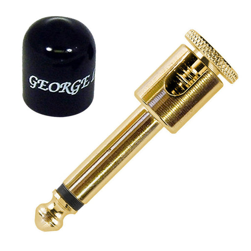 George L's .155 Brass Unplated Right Angle Plug & Stress Jacket