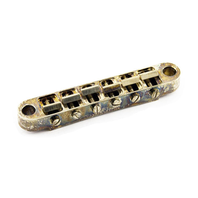 ABM 2504s Steel Nashville Style Tuneomatic Bridge Aged