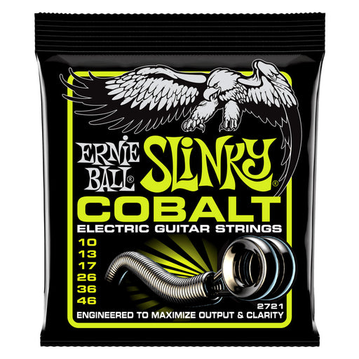 Ernie Ball 2721 COBALT Regular Slinky Electric Guitar Strings Gauge 10-46