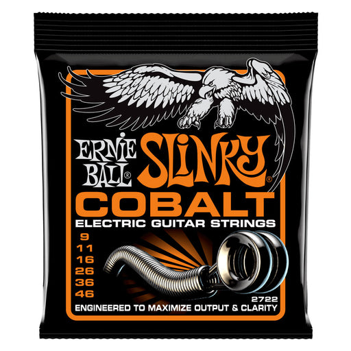 Ernie Ball 2722 COBALT Hybrid Slinky Electric Guitar Strings Gauge 09-46