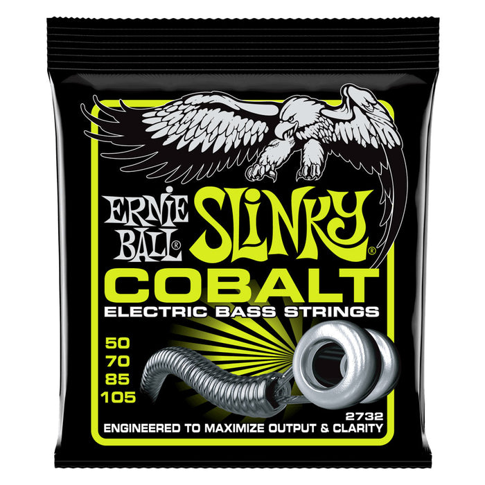 Ernie Ball 2732 Cobalt Regular Slinky BASS Strings (Gauge 50-105)