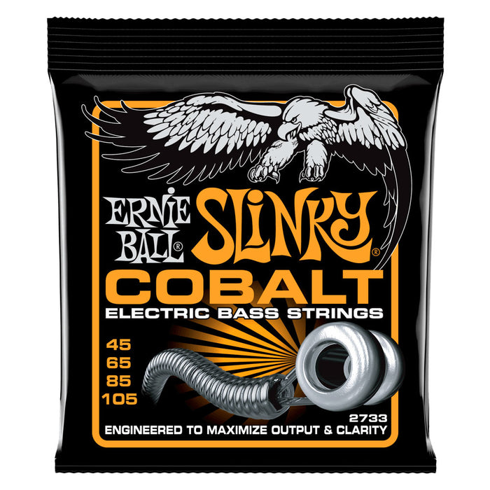 Ernie Ball 2733 Cobalt Hybrid Slinky Bass Strings Gauges 45-65-85-105
