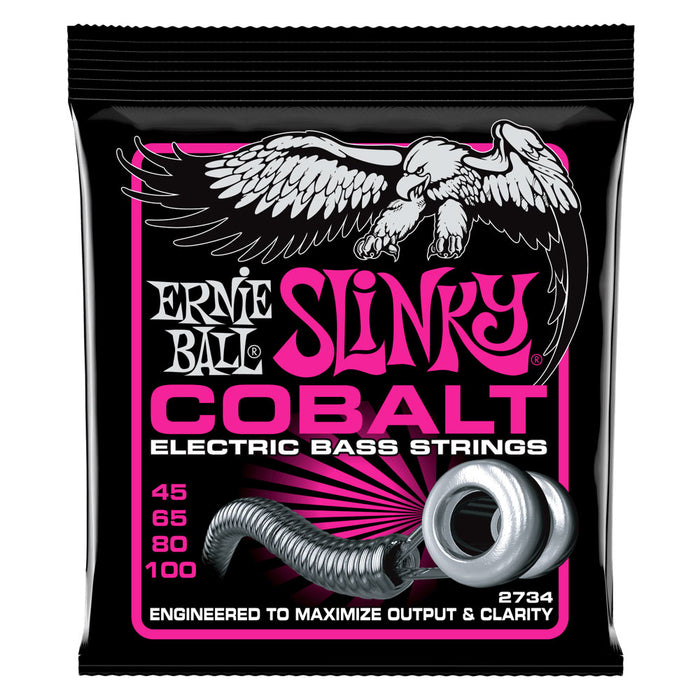 Ernie Ball 2734 Cobalt Super Slinky BASS Strings Gauge 45-100