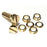 Faber 3001-2 Tone Lock Metric Studs Fits 8M x 1.25 Gold