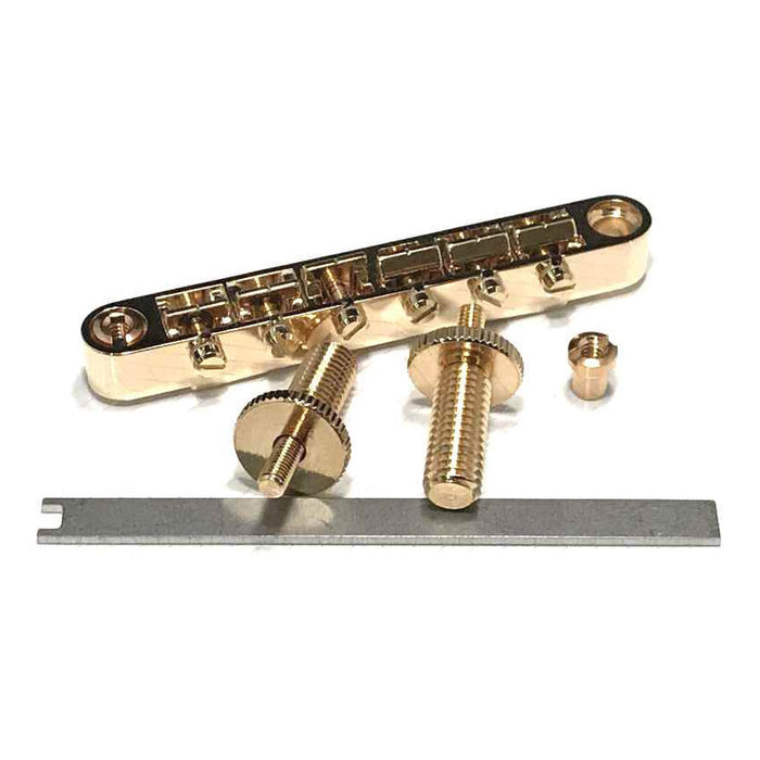 Faber 3031-4-ESW Tone-Lock Bridge EZ Brass Saddles Gold