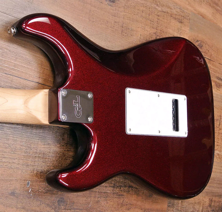 NOS G&L Legacy HH Electric Guitar Ruby Red Metallic