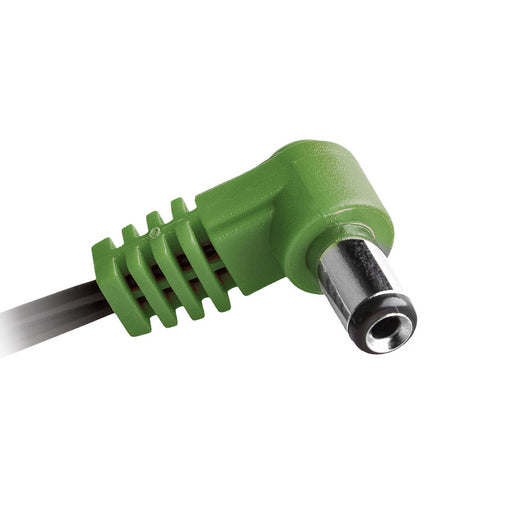 Cioks Flex 4080 80cm (31″) 5,5/2,5mm Center Positive Angled DC Green Plug