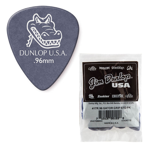 Dunlop 417R.96 Gator Grip Guitar Picks .96mm 72-Pack