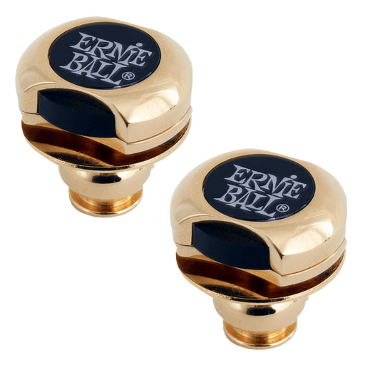 Ernie Ball 4602 Super Strap Locks Gold 360 Degree Secure Connection