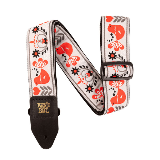 Ernie Ball 4689 Red Bird Winter Jacquard Strap