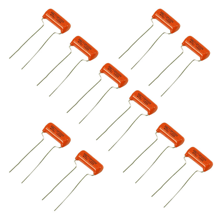 2-Pack Sprague Orange Drop 715P Capacitors – 0.0033uF 600V 3300pF
