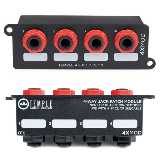 Temple Audio 4X MOD 4-Way Jack Panel Module MOD-4X
