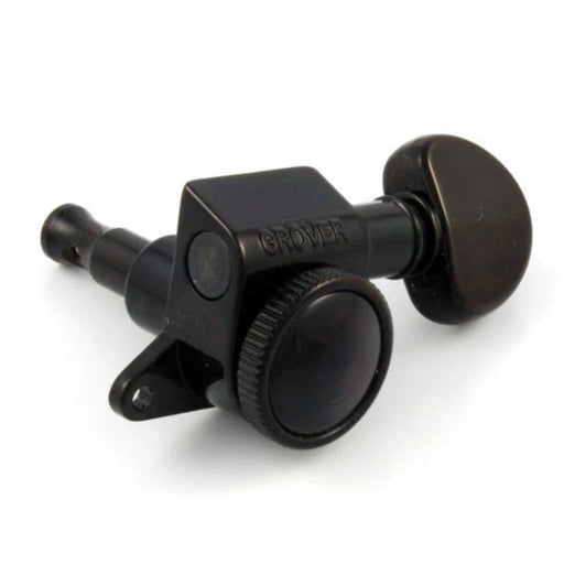 Grover 505 Series 6-in-line Locking Tuners 18:1 Black TK-7926-003