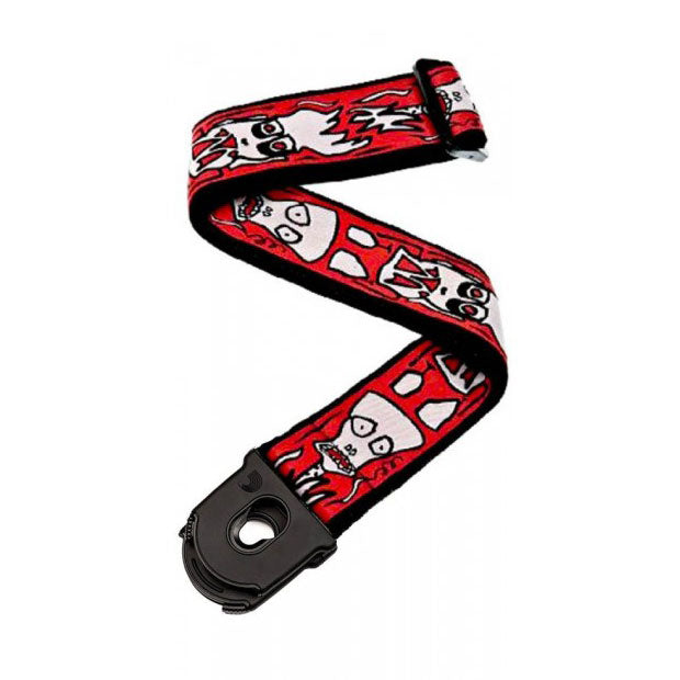 Planet Waves Joe Satriani 50mm Guitar Lock Strap (Up In Flames) 50PLJS02