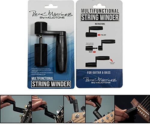 Rene Martinez Multifunctional String Winder Time Saving Guitar Setup Tool