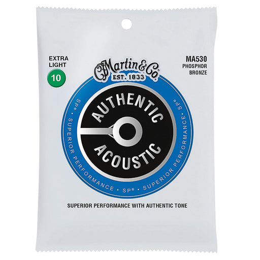 Martin Acoustic SP Guitar Strings Phosphor Bronze 10-47 Extra Light MA530